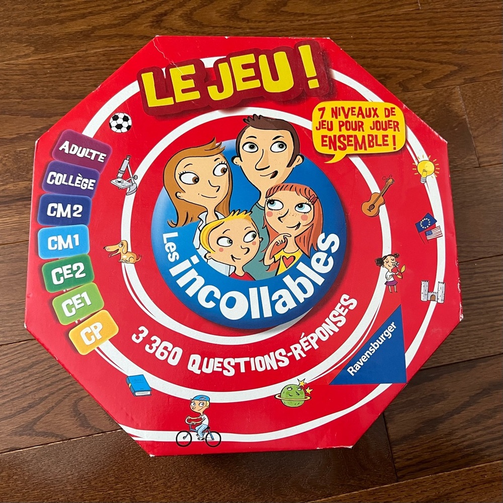 /Ravensburger/ Family Game "Les Incollables" in French